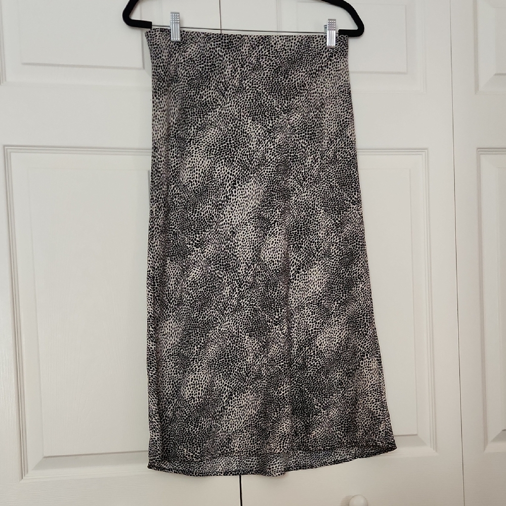 Rachel Zoe Monochrome Midi Skirt